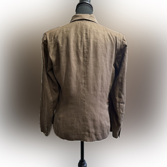 Lauren Ralph Lauren Woman’s Petite Linen Blazer 8P - Picture 5 of 7